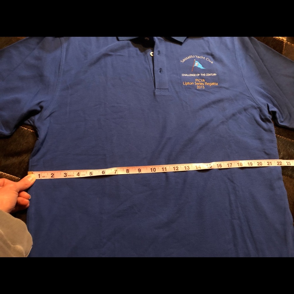 Men’s Polo Shirt. Sausalito Yacht Club Regatta. View 5